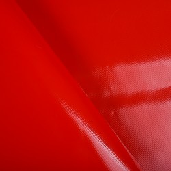 Ткань ПВХ 450 гр/м2, Красный (на отрез)  в Екатеринбурге