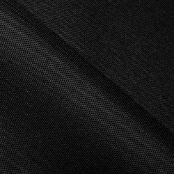 Прорезиненная ткань Оксфорд 600D ПВХ, Черный (на отрез)  в Екатеринбурге